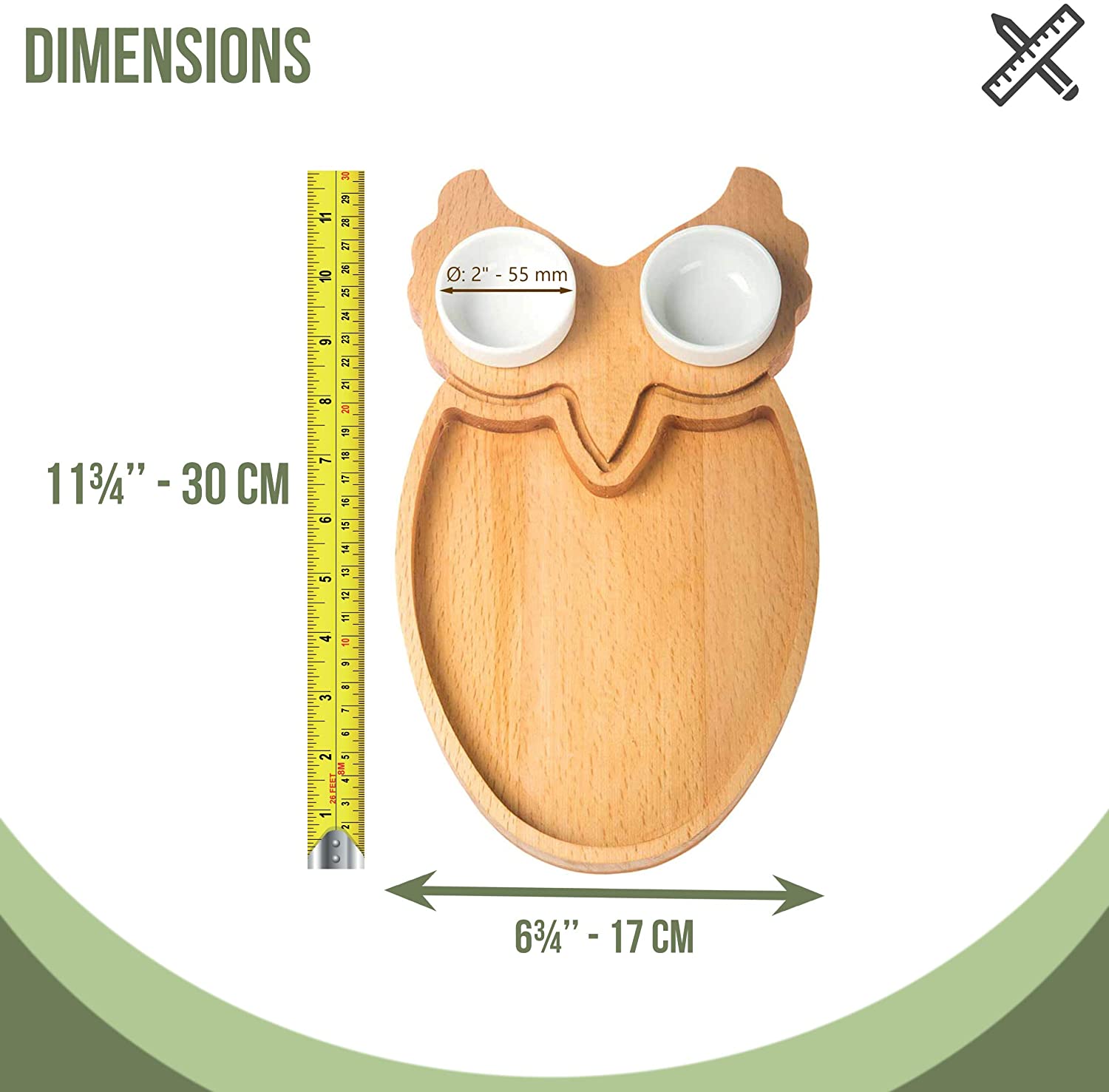 Animal shape Wooden Serving Tray